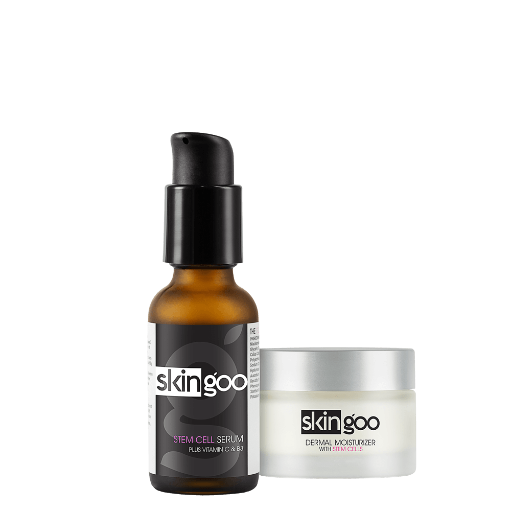 Stem Cell Serum & Dermal Moisturizer Duo